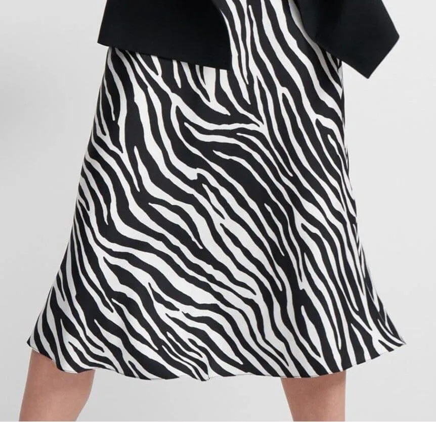 Animal Zebra Satin Fabric | Soft Satin Zebra Charmeuse Fabric | 60" Wide | Multiple Colors |
