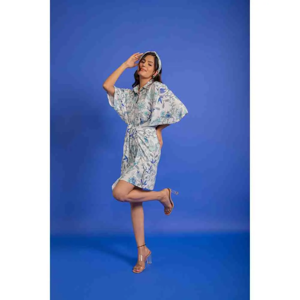 AROOP SHOP INDIA Multi-Color Freya Tie-Up Dress