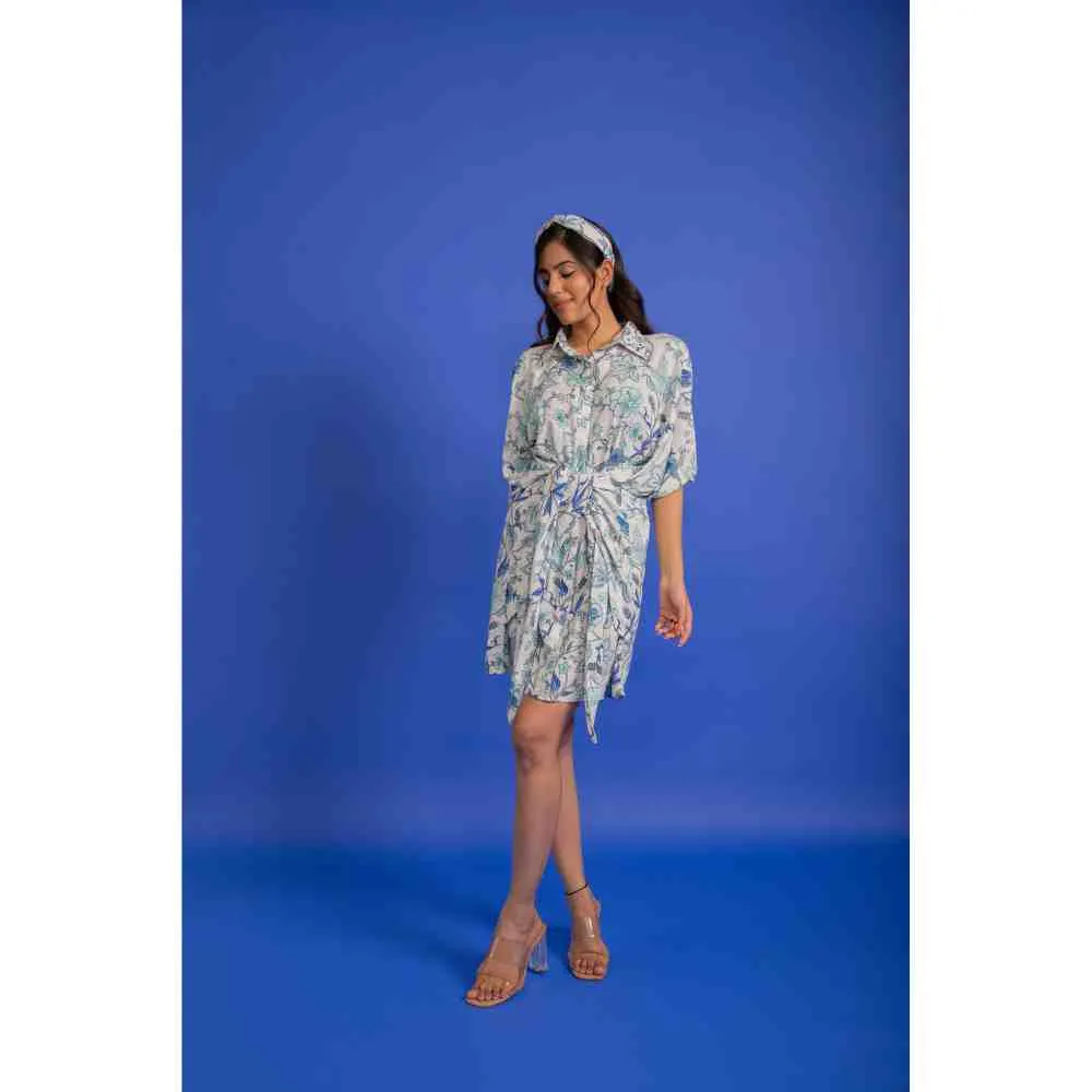 AROOP SHOP INDIA Multi-Color Freya Tie-Up Dress