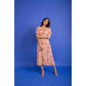 AROOP SHOP INDIA Multi-Color Rhea Button Down Dress