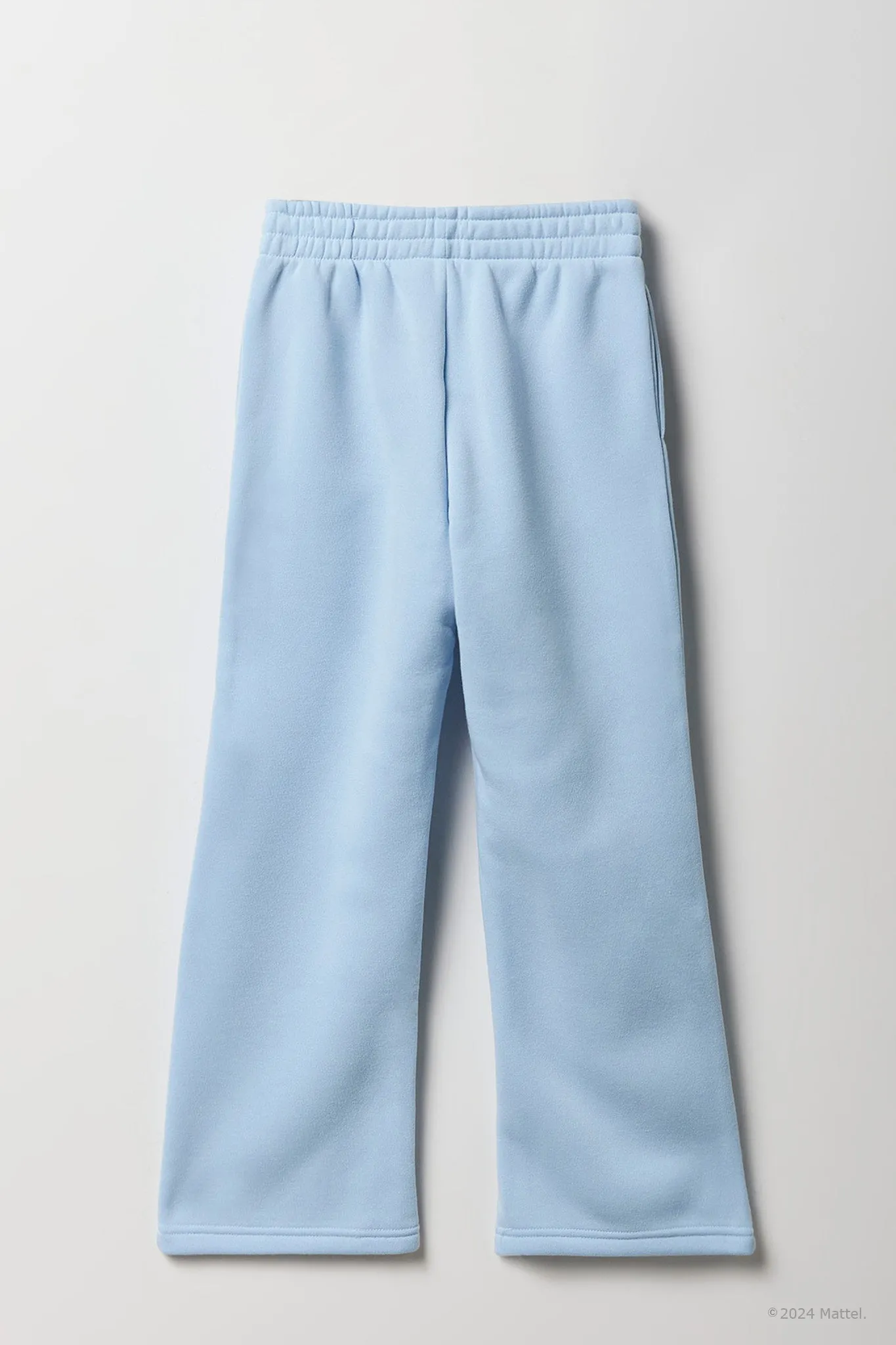 Barbie™ Girls Graphic Fleece Wide Leg Sweatpant