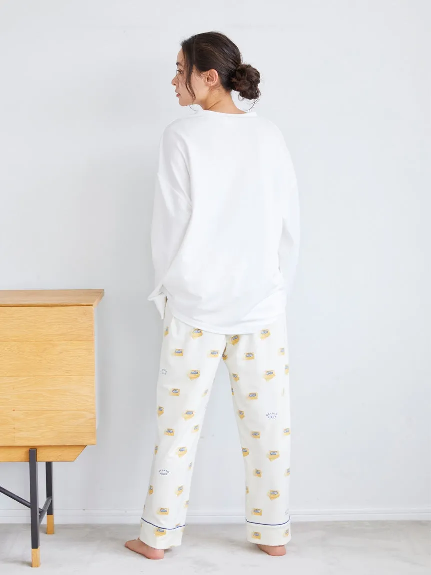 BUTTER/PIE Motif Pajama Pants