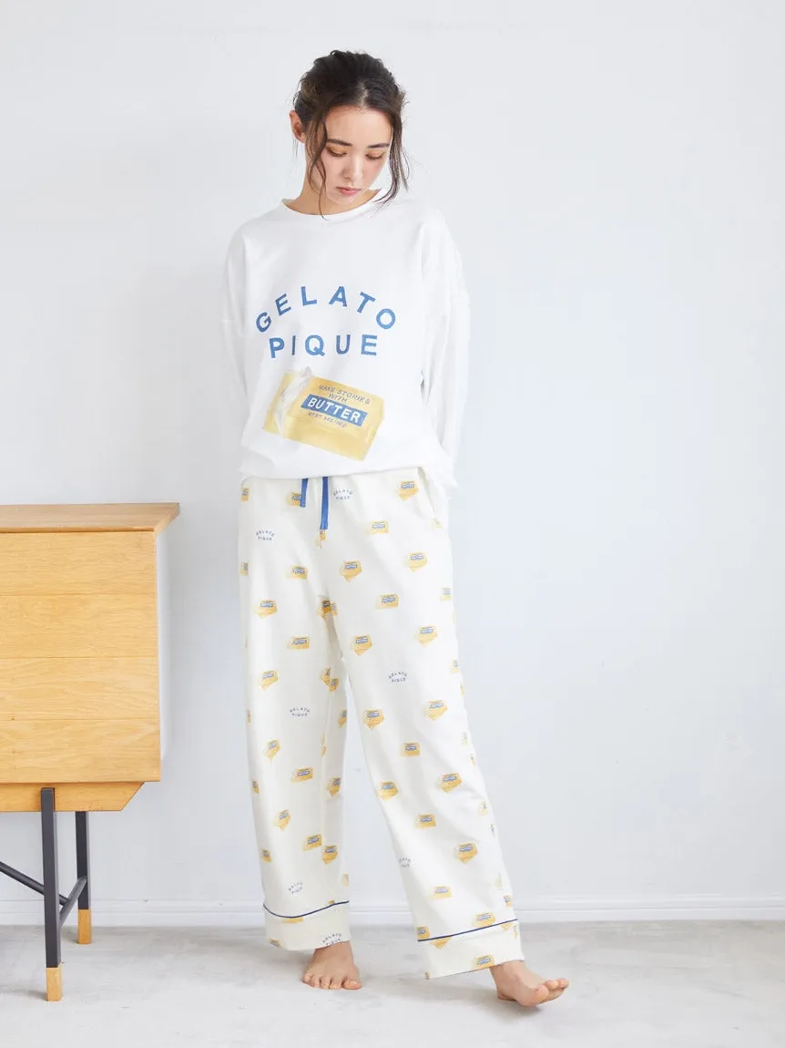 BUTTER/PIE Motif Pajama Pants