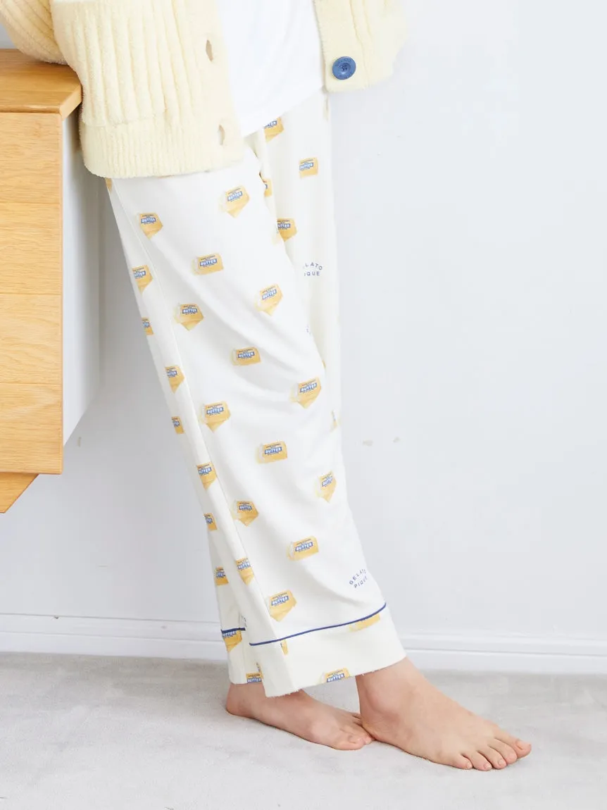 BUTTER/PIE Motif Pajama Pants