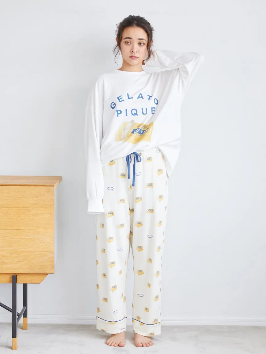 BUTTER/PIE Motif Pajama Pants