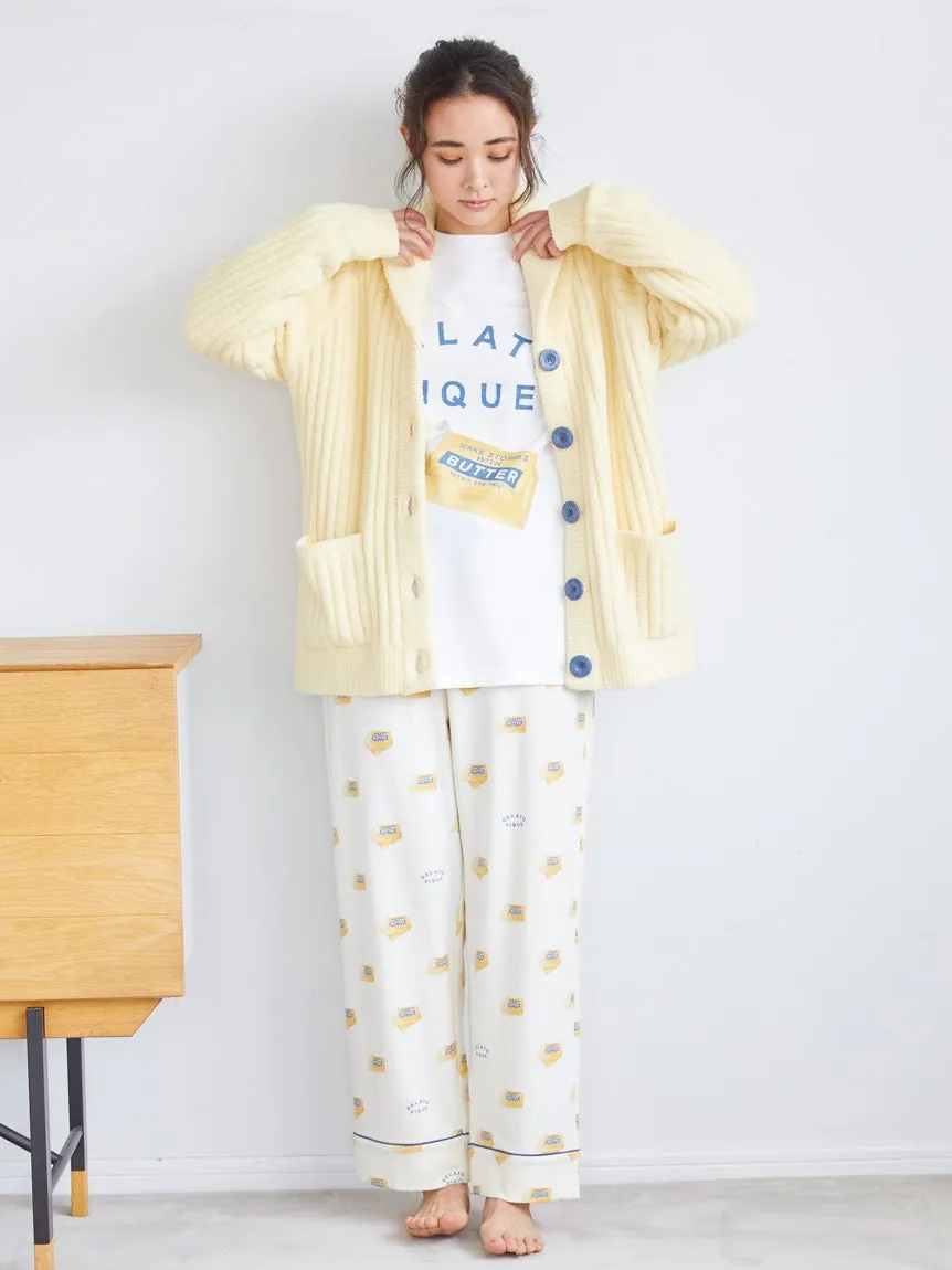 BUTTER/PIE Motif Pajama Pants
