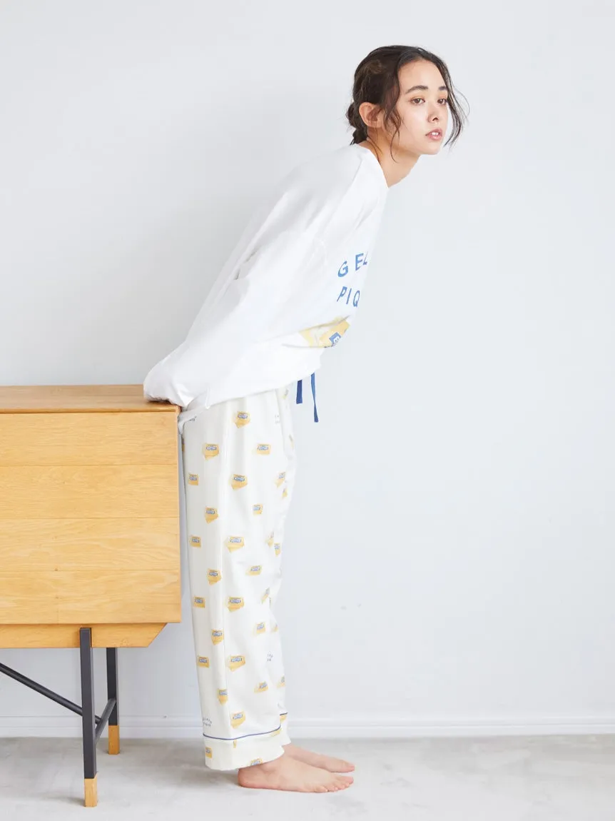 BUTTER/PIE Motif Pajama Pants