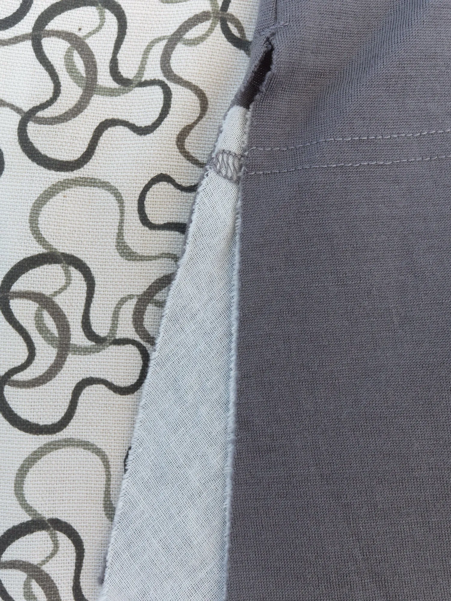 Comme des Garcons 1993 grey wool hem interfacing cardigan top - womens M S