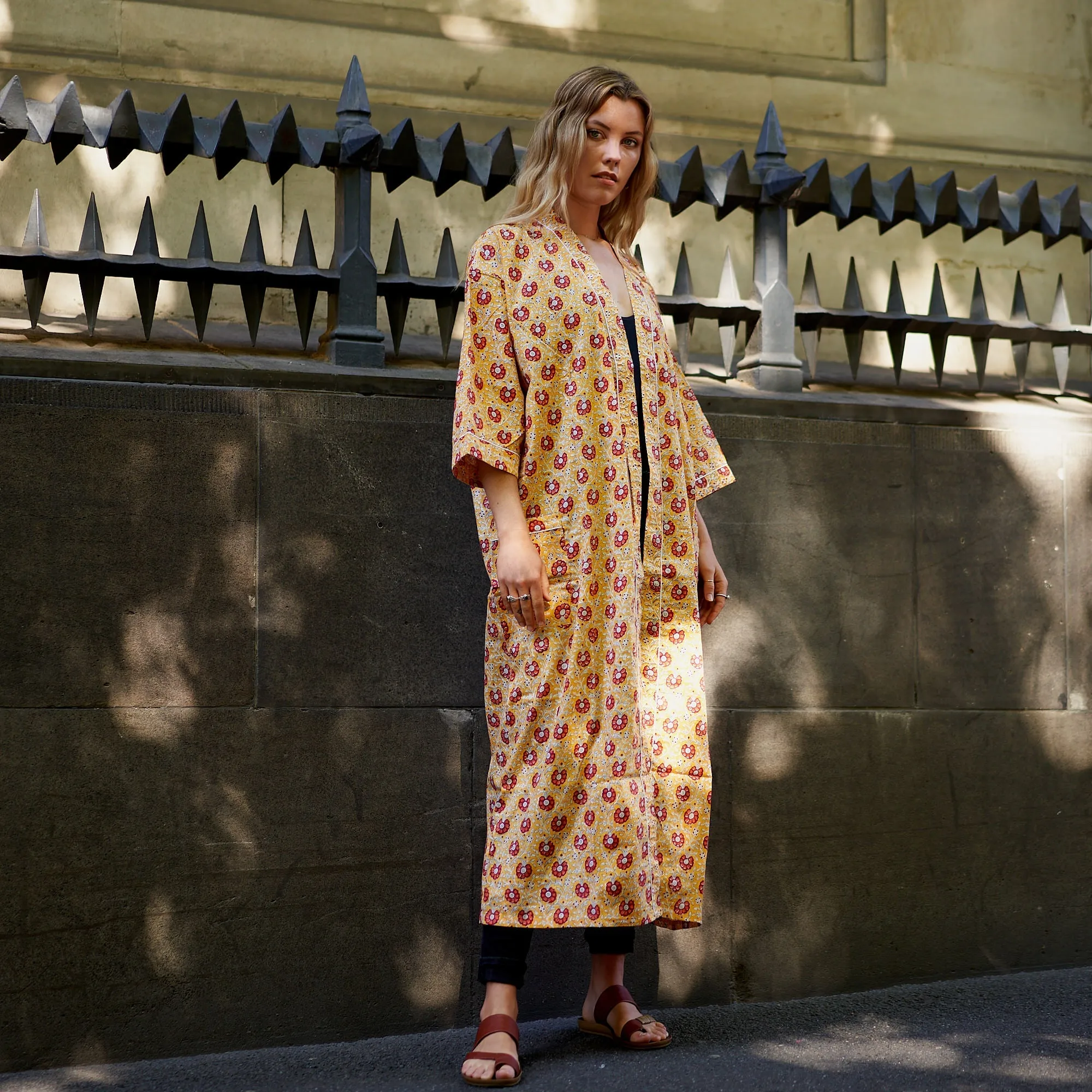 Cotton Luau 100% Cotton Kimono Robe