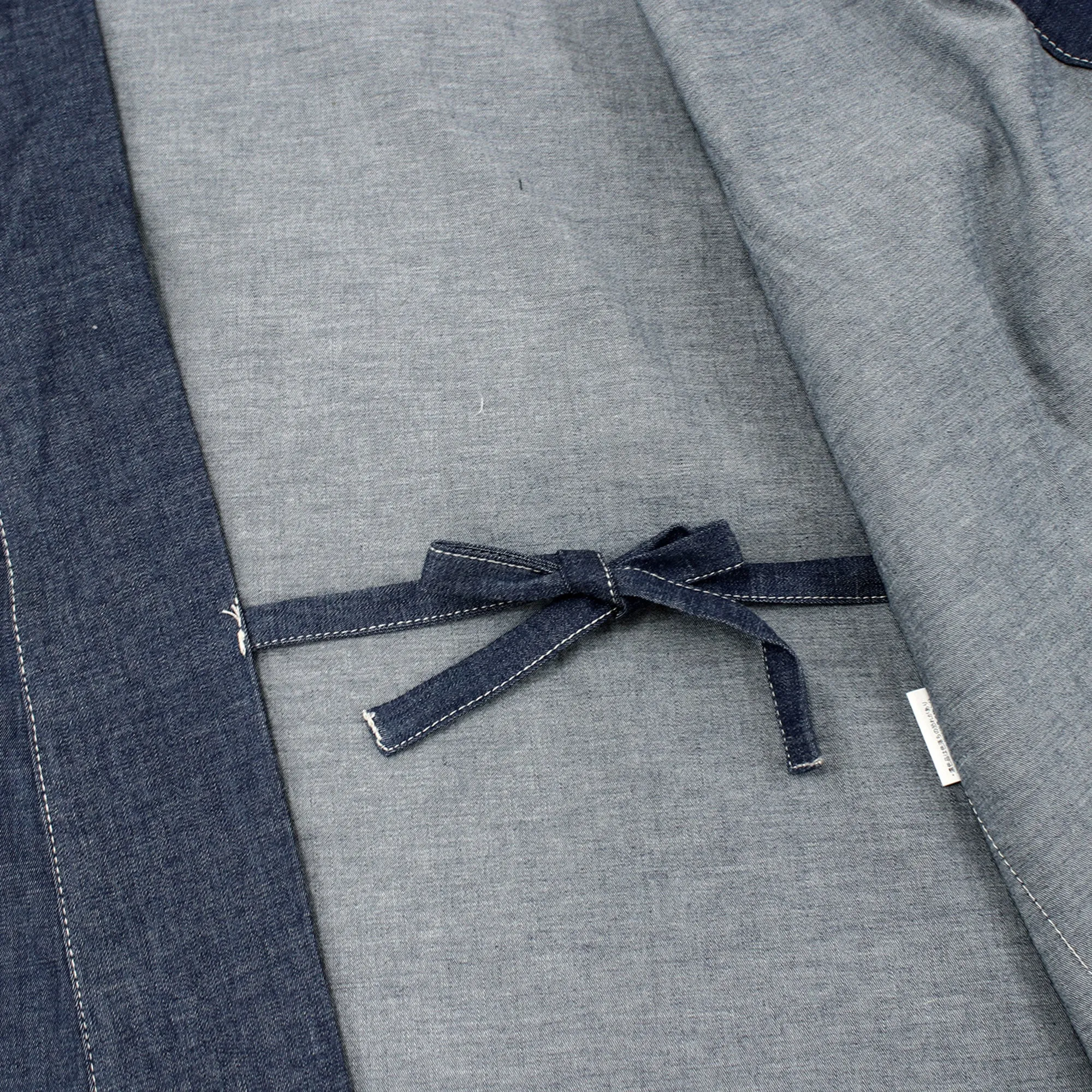 Denim Samue Jacket and Pants, Japanese Kimono Longewear/Pajama
