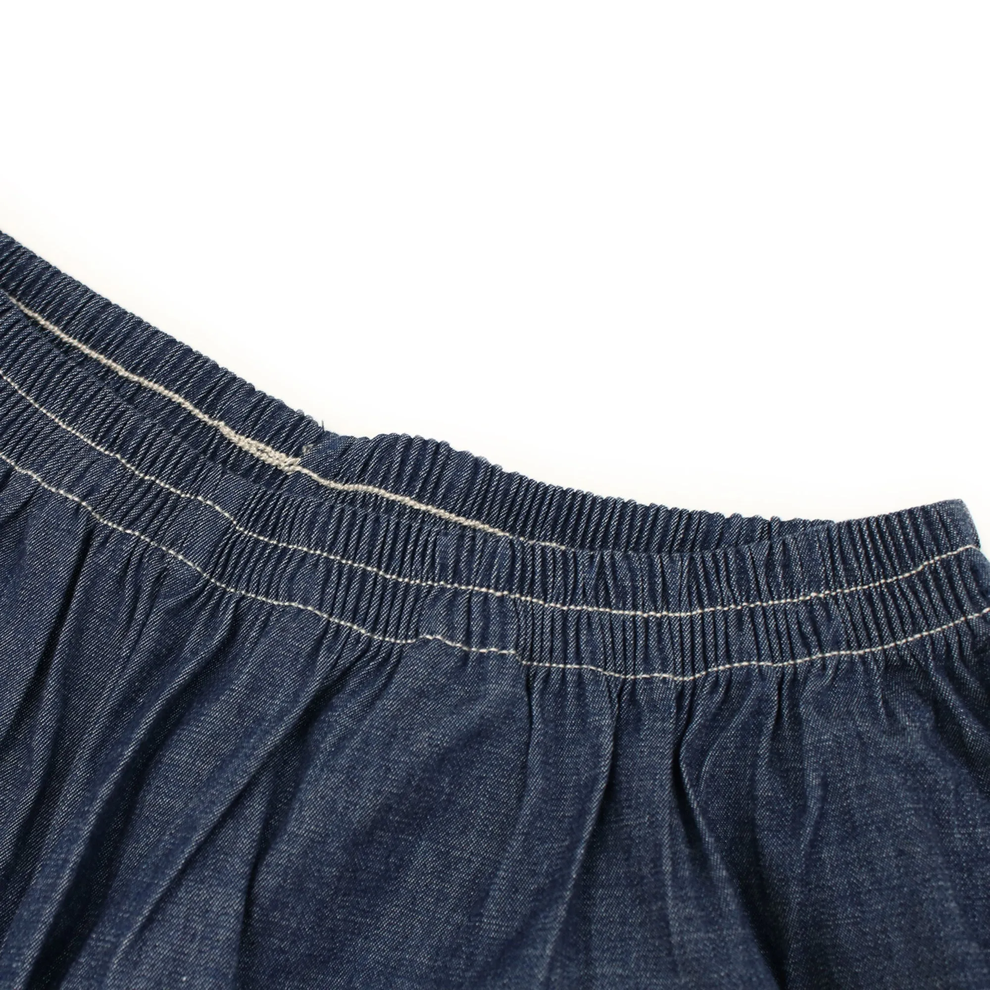 Denim Samue Jacket and Pants, Japanese Kimono Longewear/Pajama
