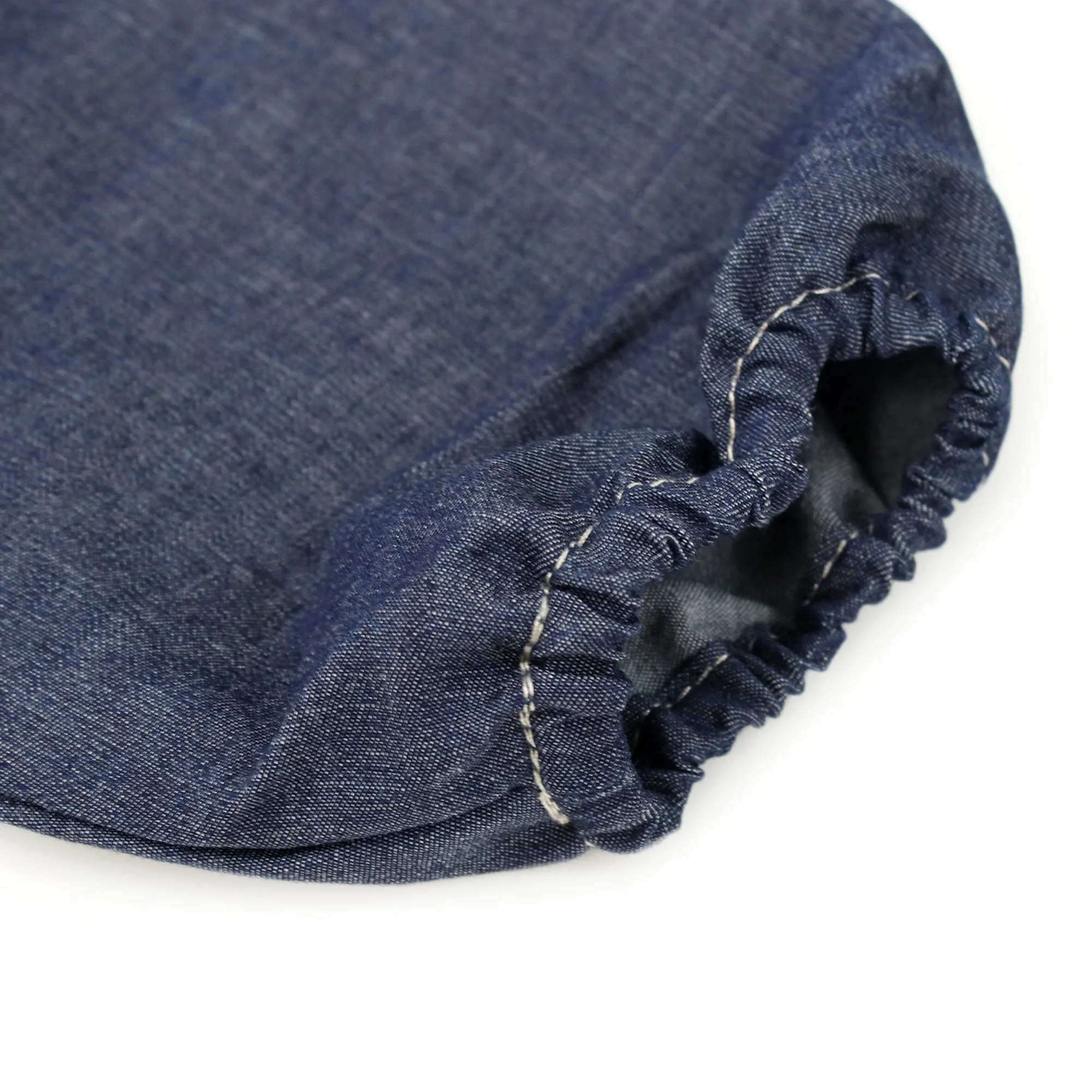 Denim Samue Jacket and Pants, Japanese Kimono Longewear/Pajama