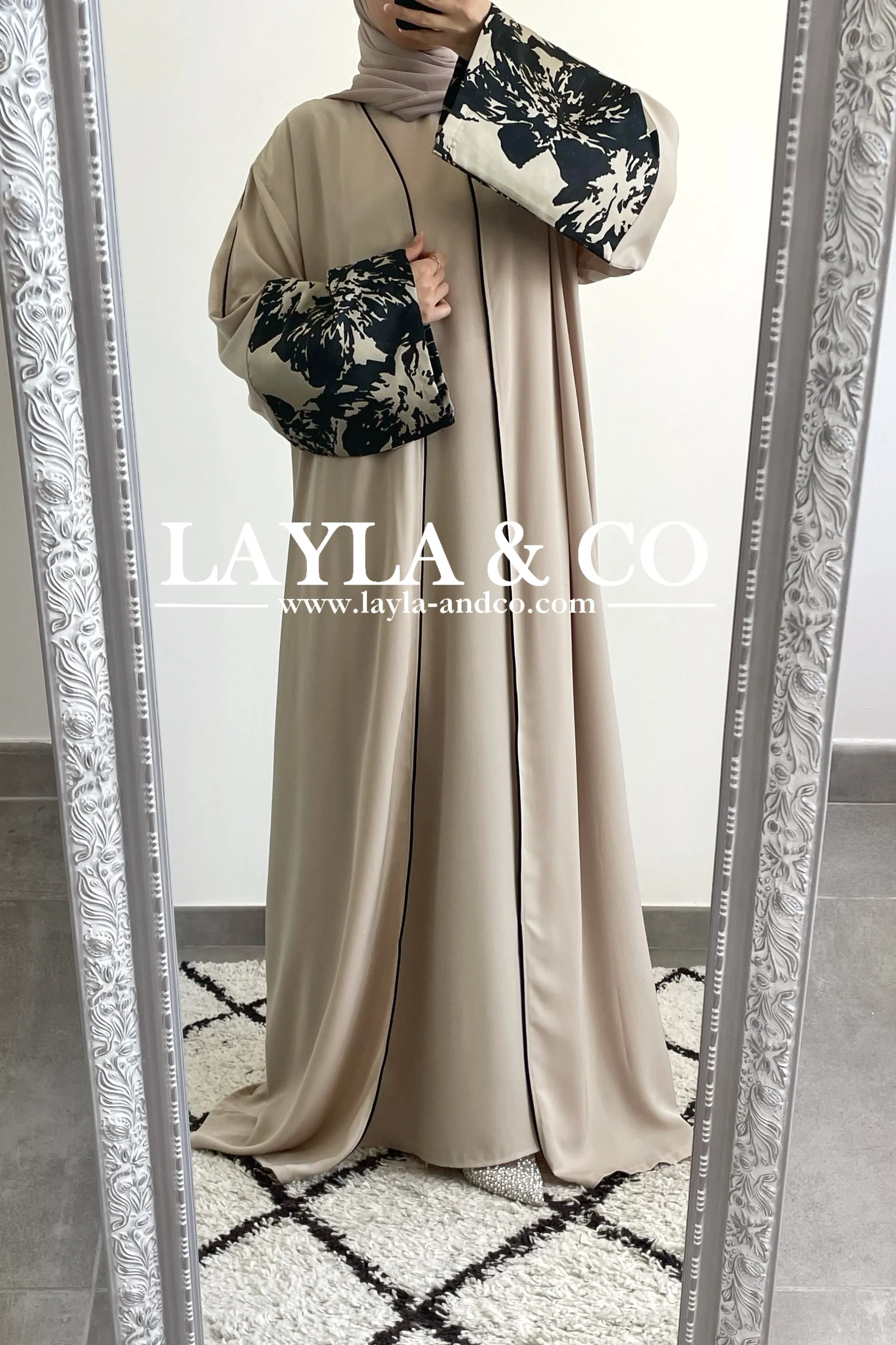 Ensemble kimono manches brocart