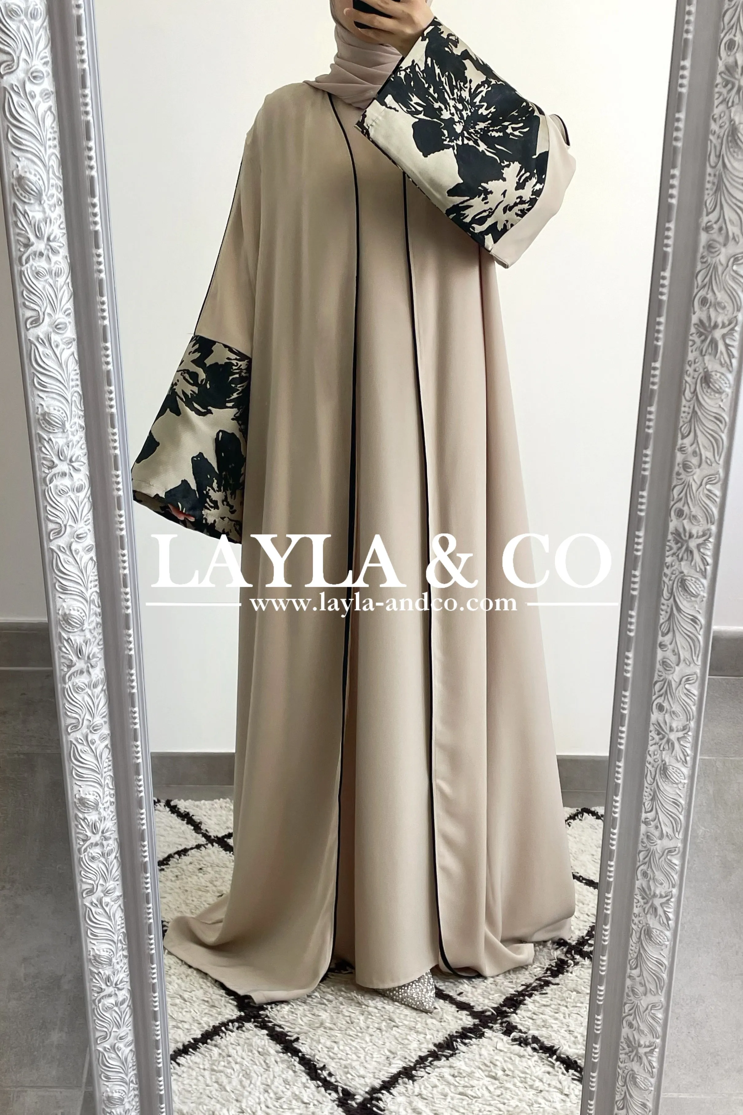Ensemble kimono manches brocart