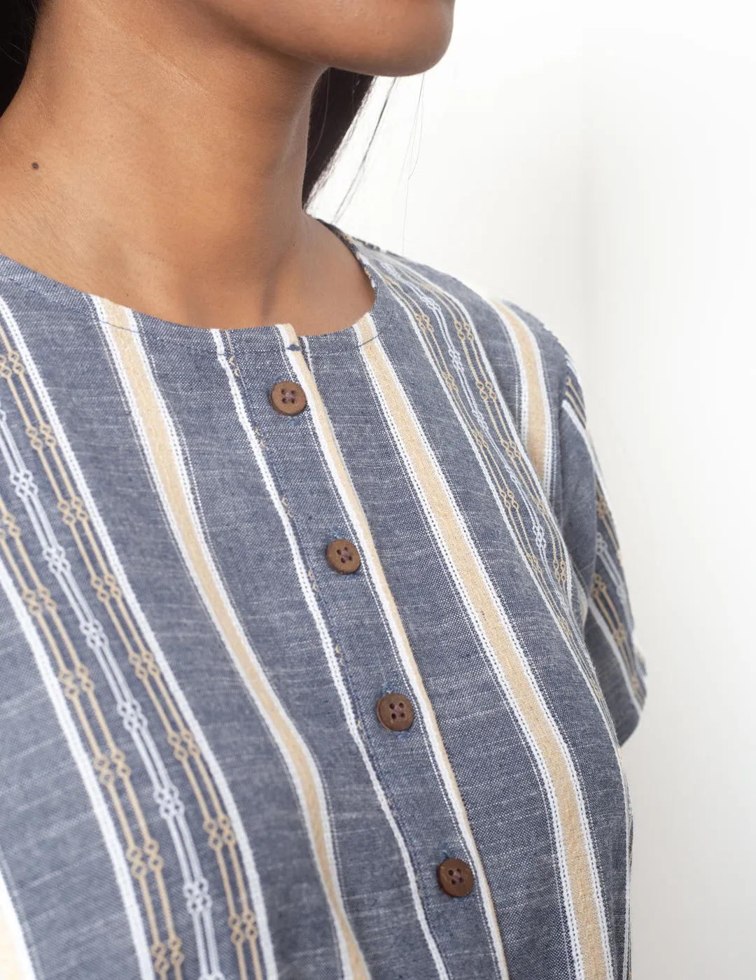 Grey Streaks Night Shirt