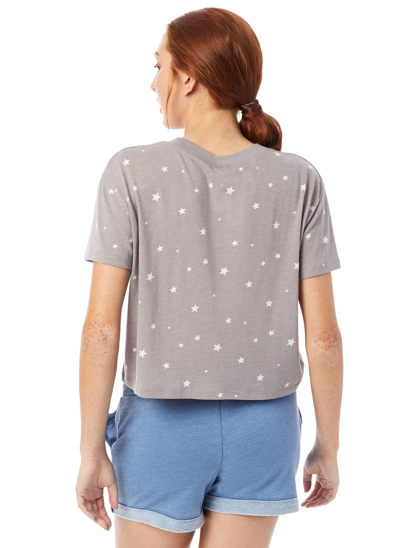 Headliner Vintage Crop Tee (Grey)