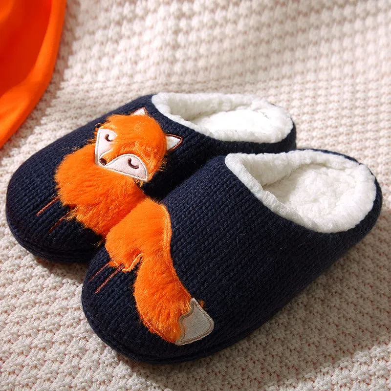 Knitted Dachshund Slippers