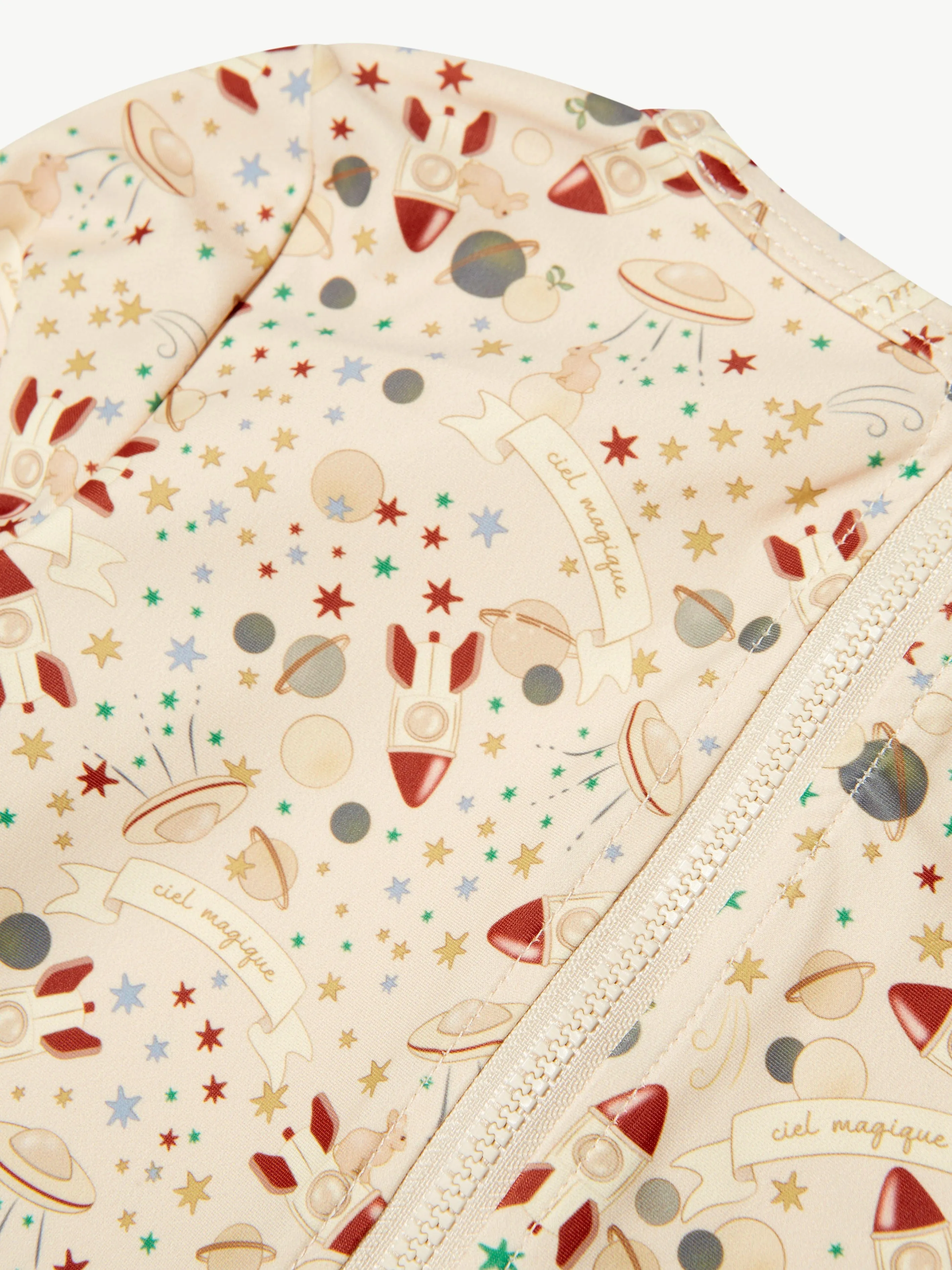 Konges Sløjd Kids Magic Sky Aster Onesie in Cream