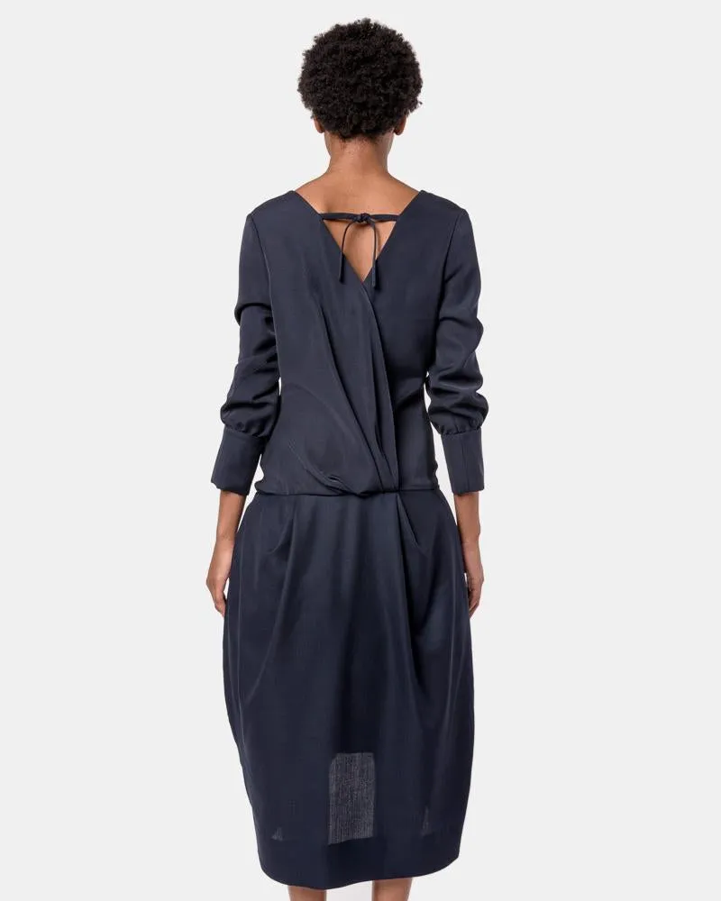 La Robe Fleur in Navy