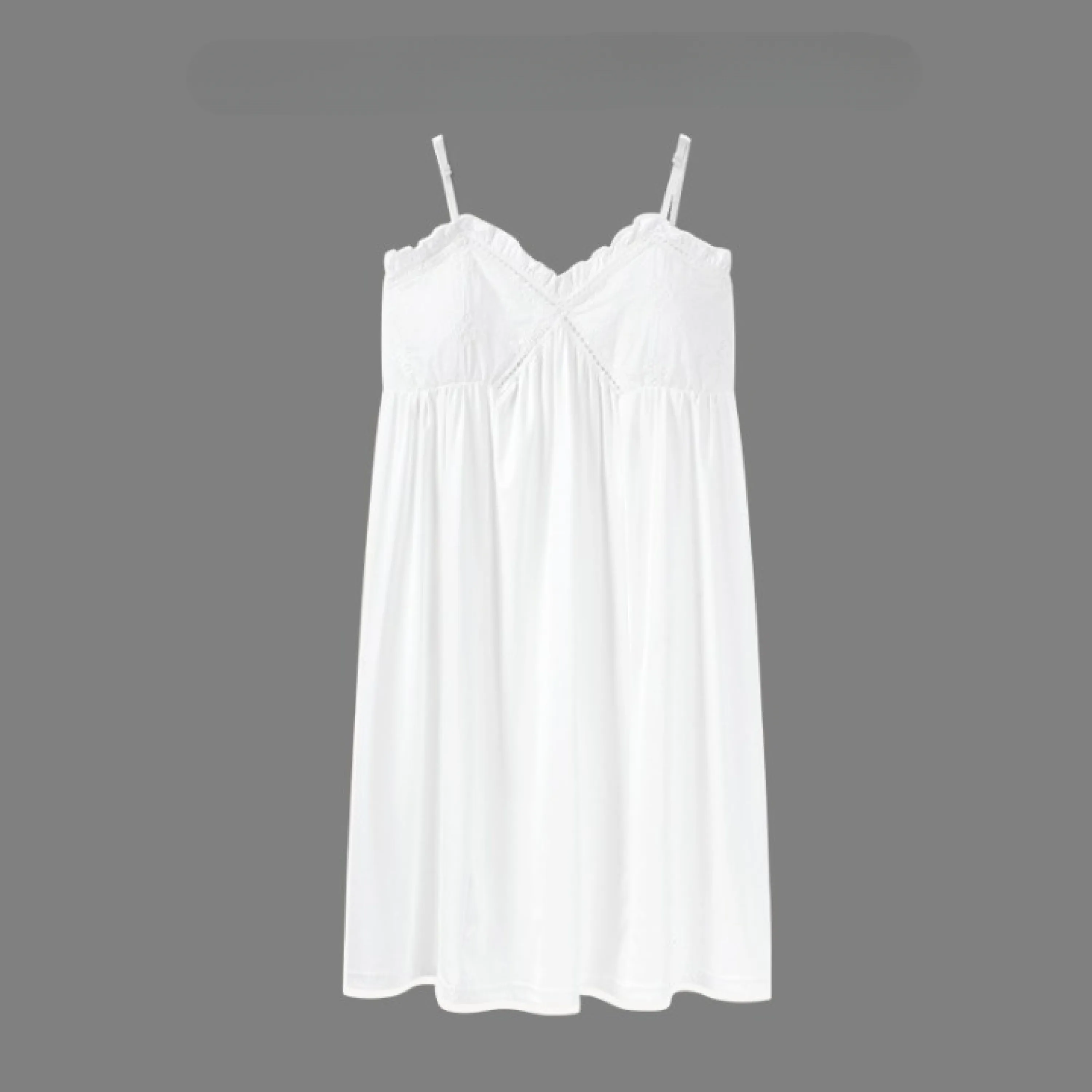 Lace Padded Pajama Dress