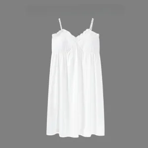 Lace Padded Pajama Dress