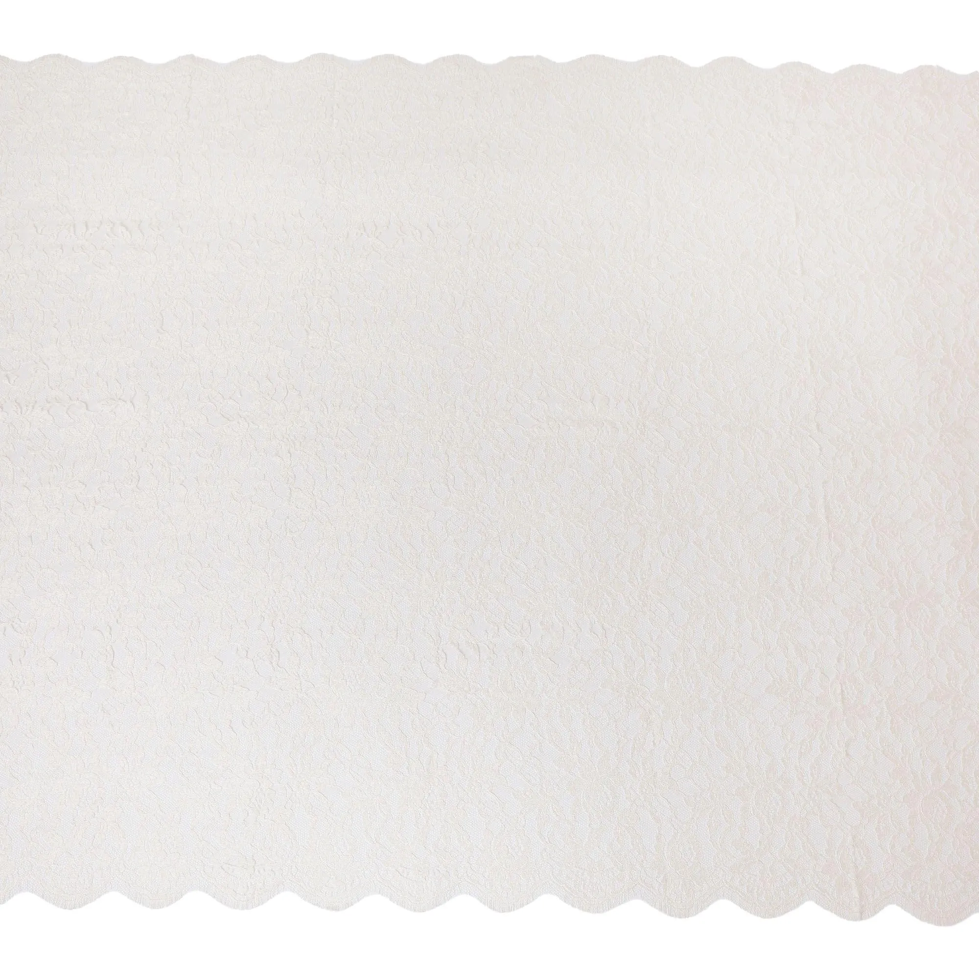 Light beige, gold Premium two tone French chantilly lace in floral design-D12288
