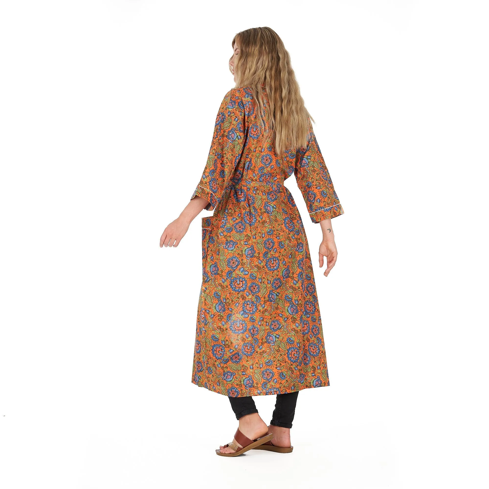 Lounge In Style Cotton Kimono Robe