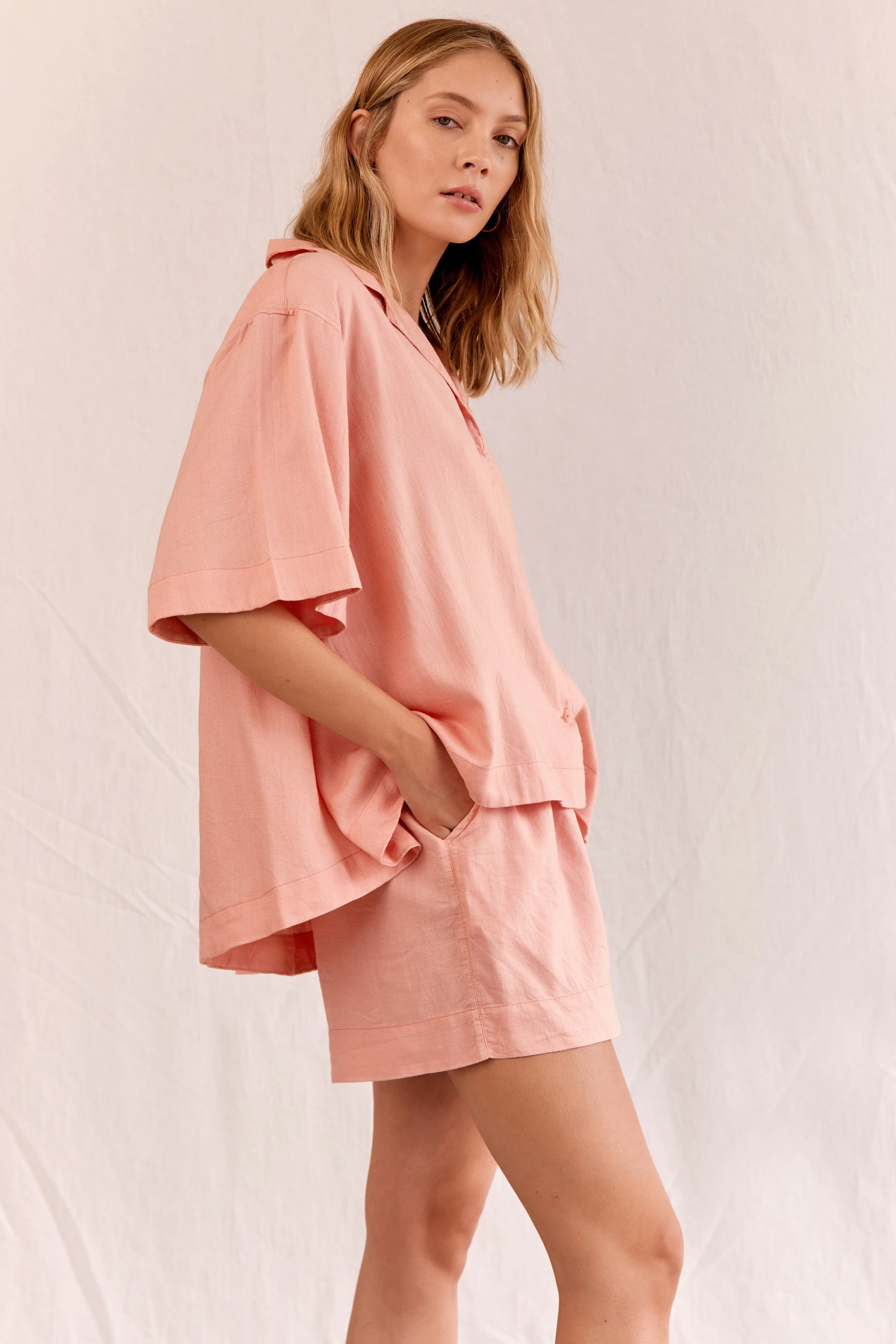 Lounge Set - Lyocell Linen - Watermelon