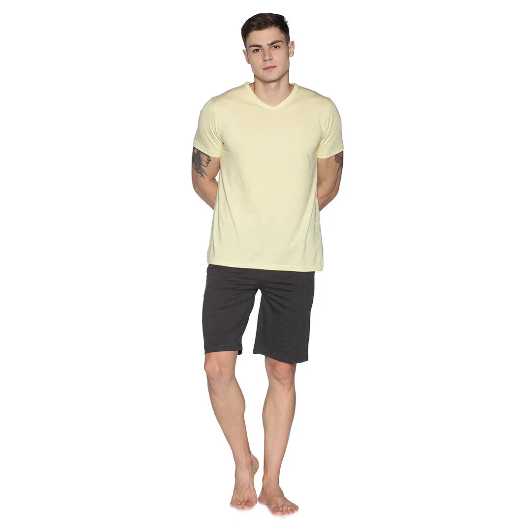 Men's Recycled Cotton Solid Lounge Shorts