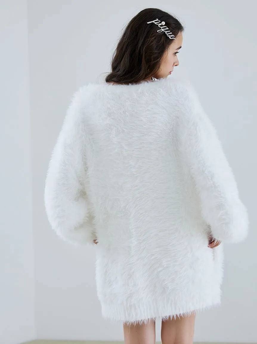 Rabbit Moco Fuzzy Cardigan