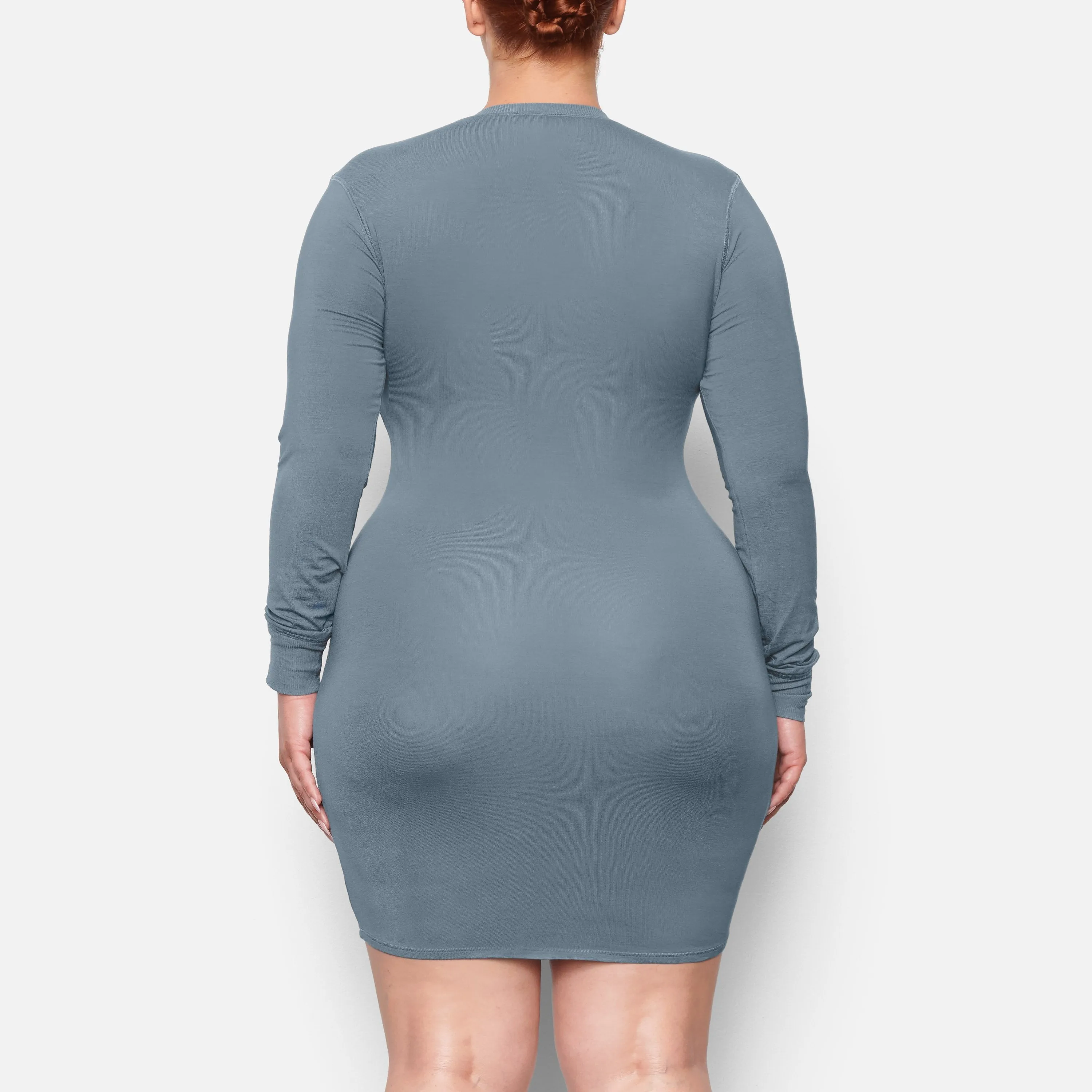 SLEEP HENLEY DRESS | KYANITE