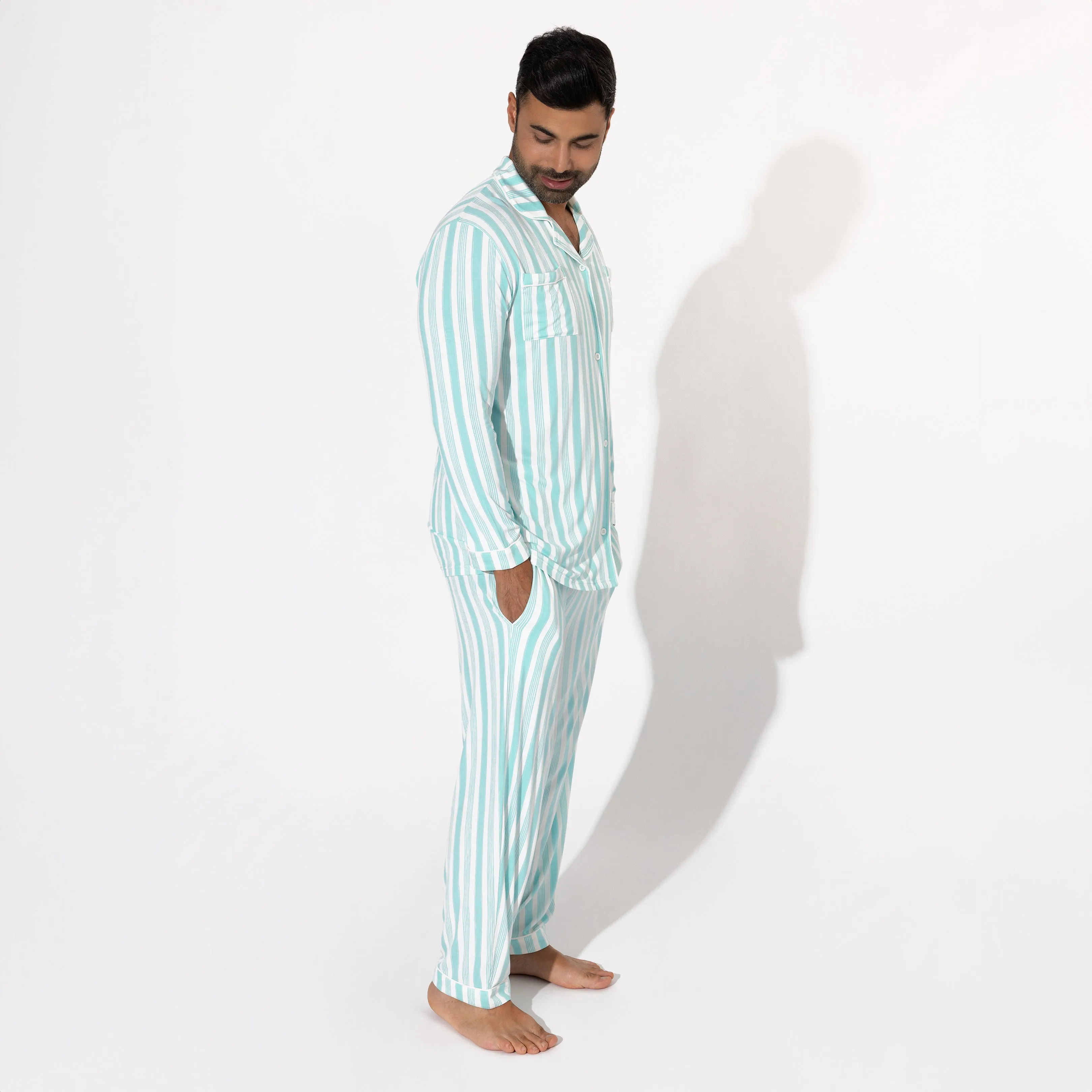 Slumber Stripes Bamboo Men's Pajama Set