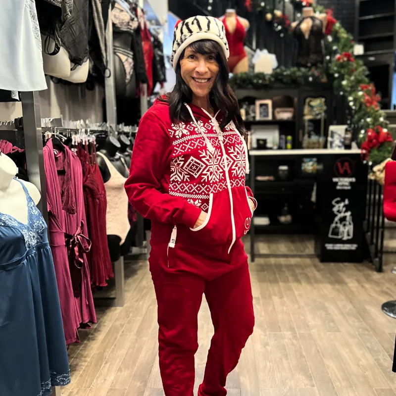 Snugabye Christmas Onesie Red