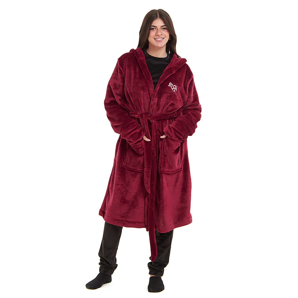 Snuggs Blanket Robe Burgundy