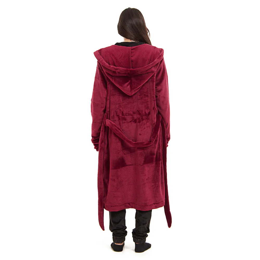 Snuggs Blanket Robe Burgundy