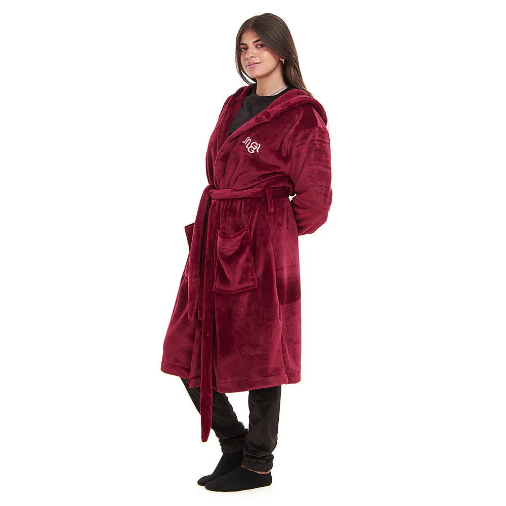 Snuggs Blanket Robe Burgundy