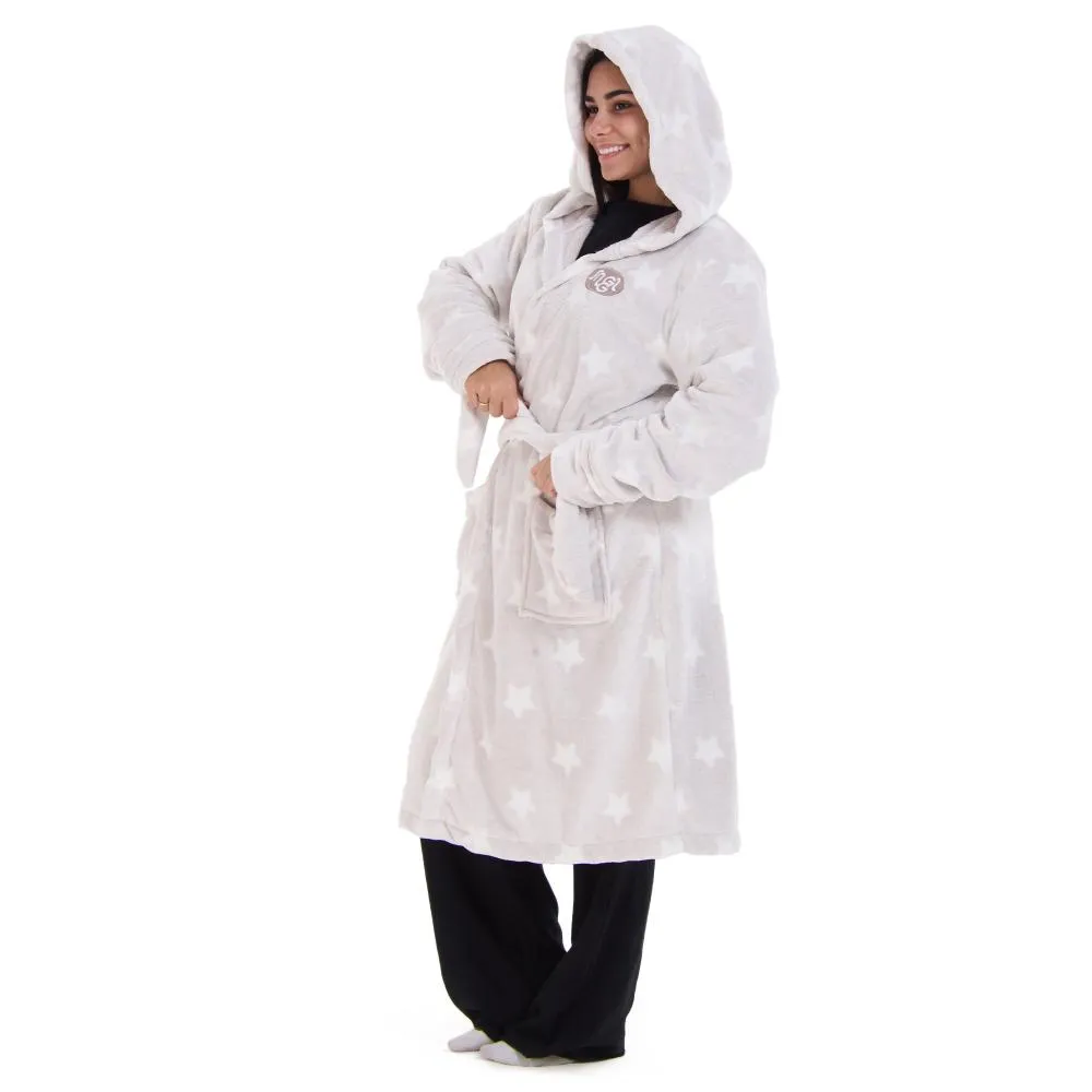 Snuggs Blanket Robe Cashmere Stars