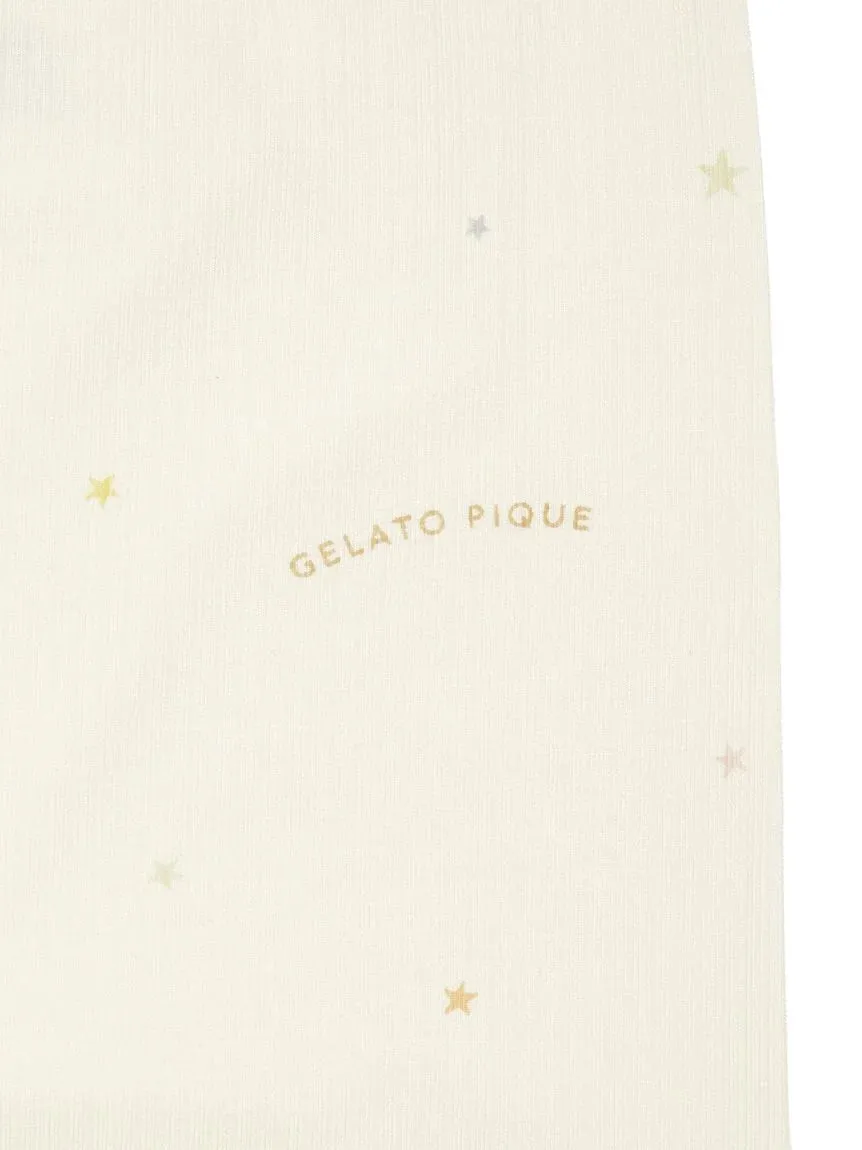 Star Print Ribbed Leggings