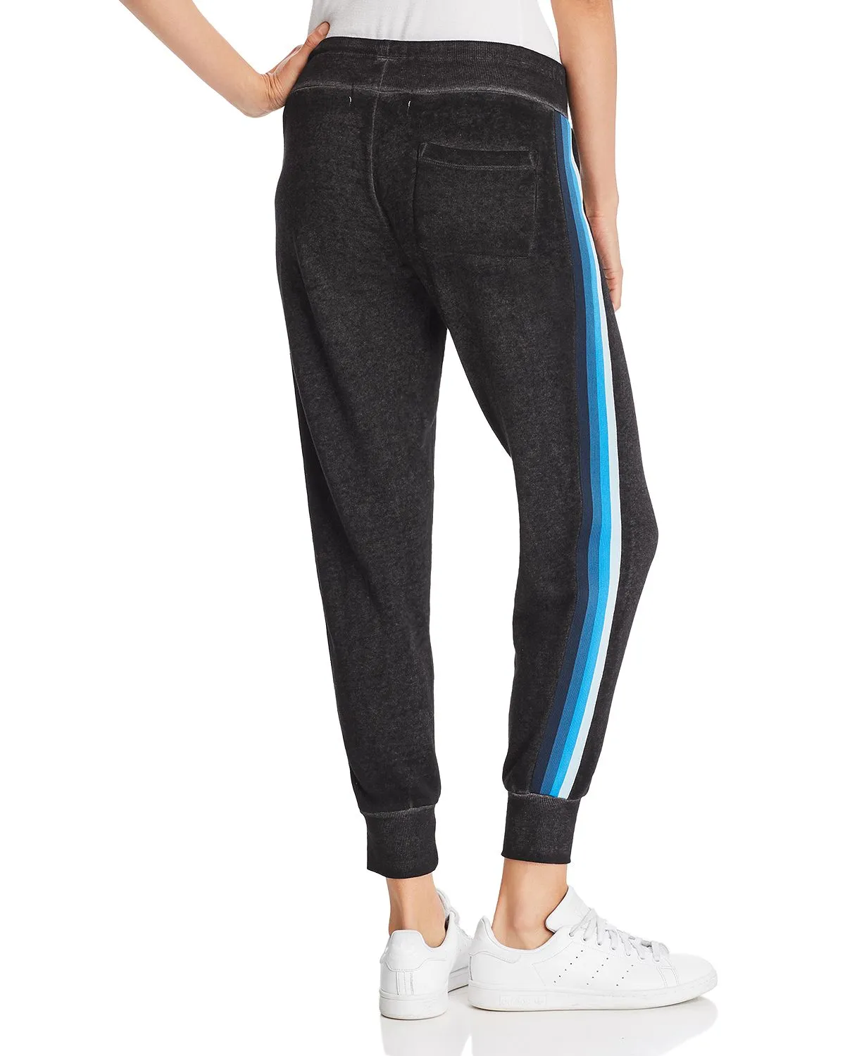 STRIPE BURNOUT JOGGERS