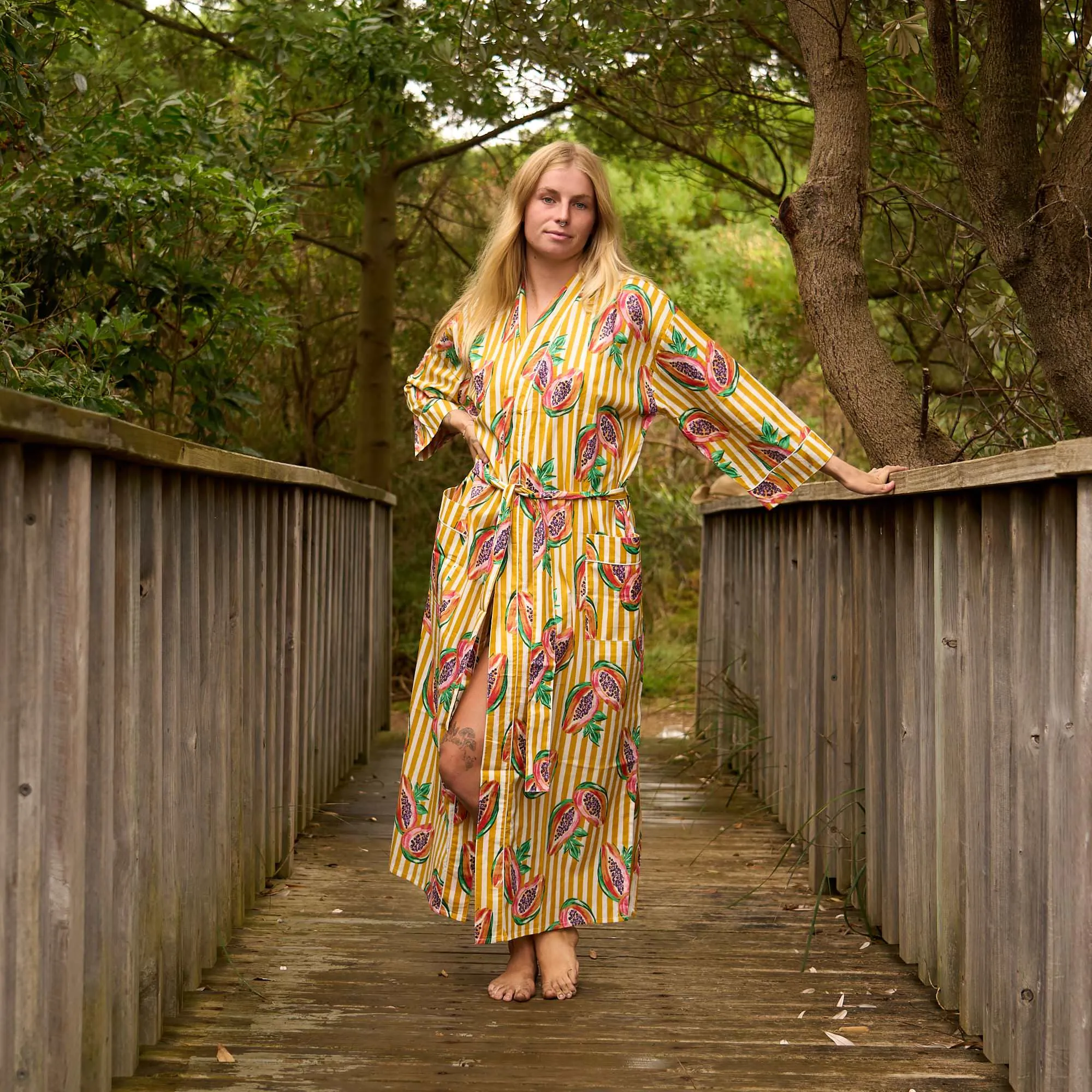 Sunshine Cotton Kimono - Lounge & Beachwear