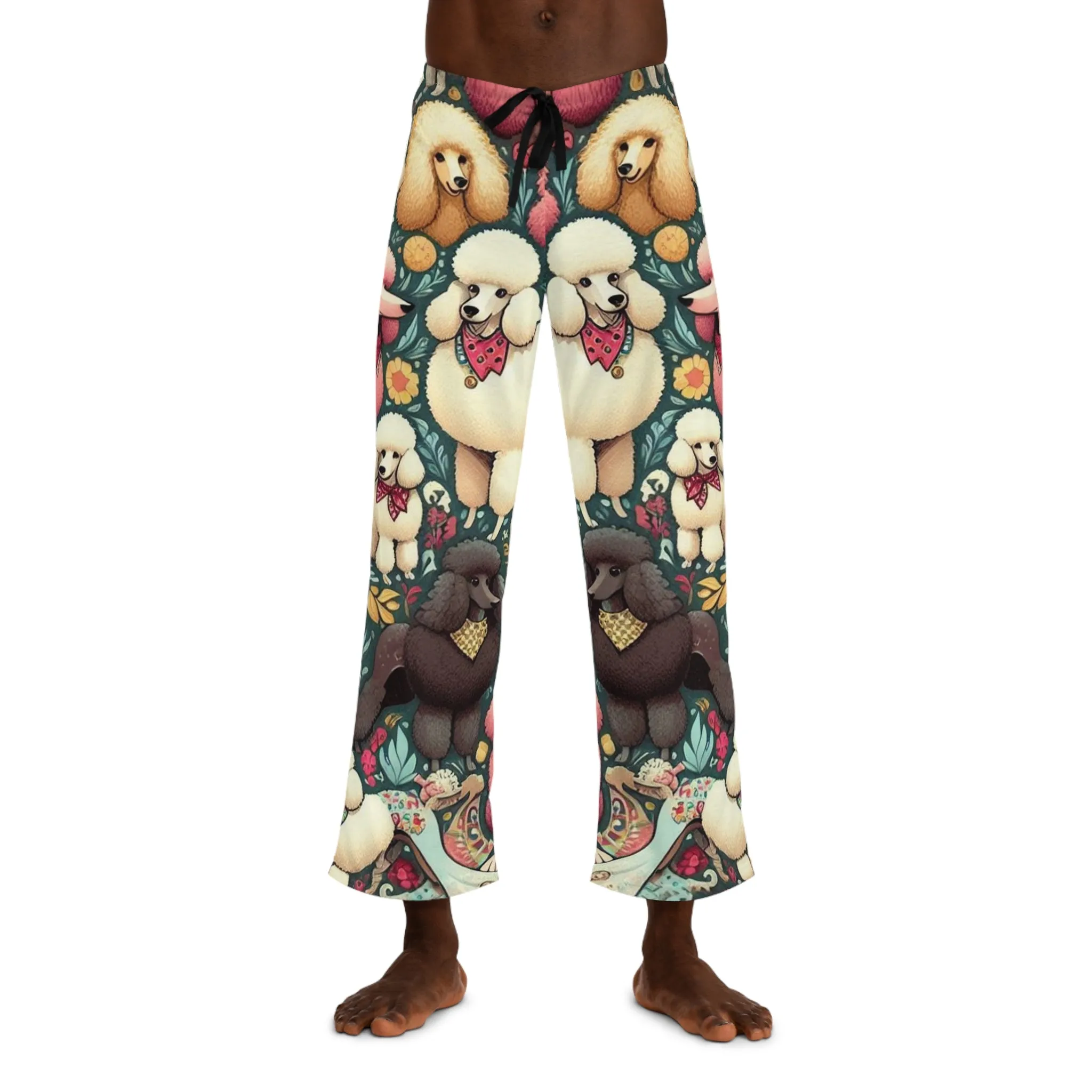 Super Sweet and Whimsical Standard Poodle Pattern - Pajama Pants