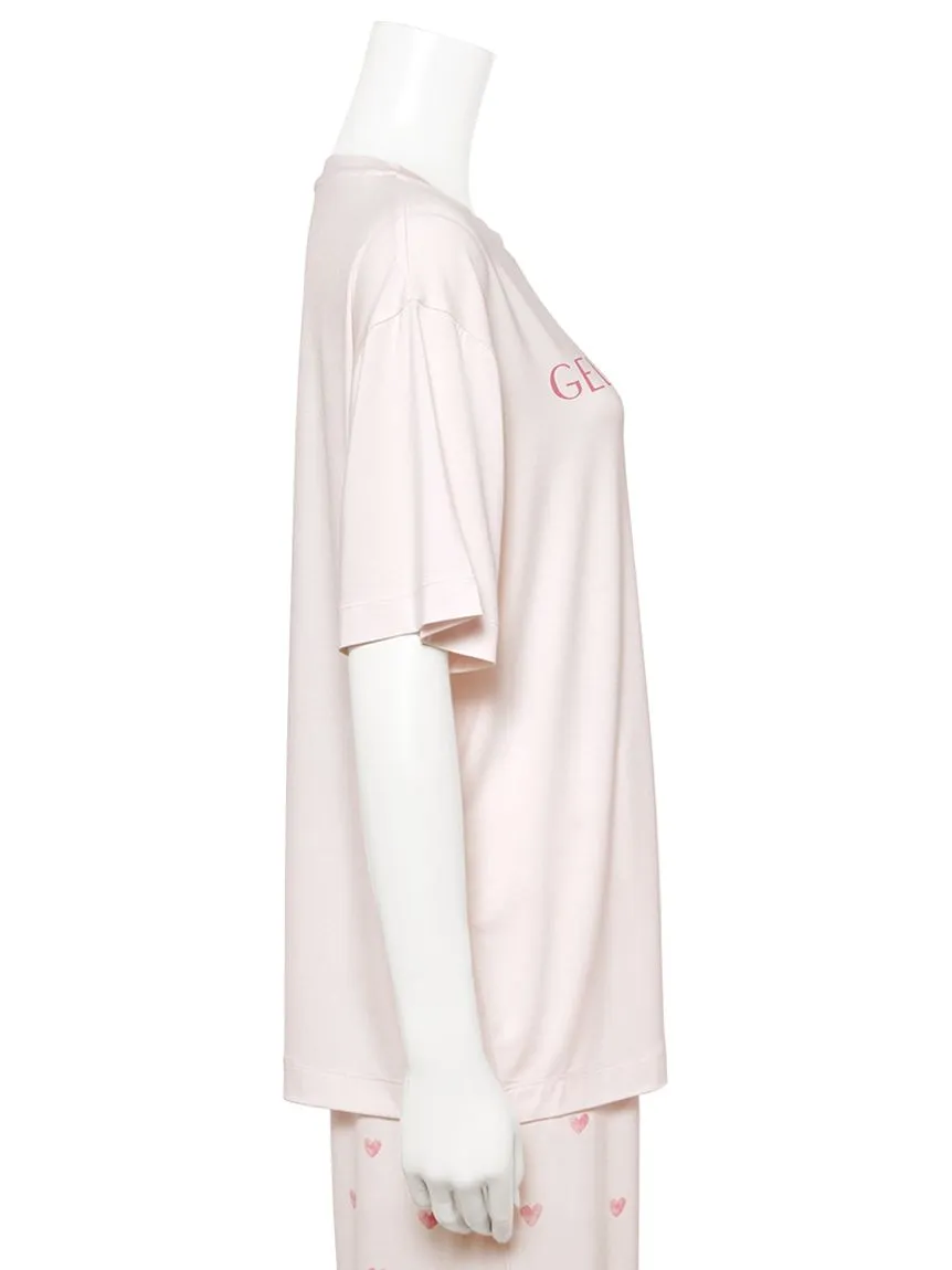 Three Motif Relaxed Fit T-shirt
