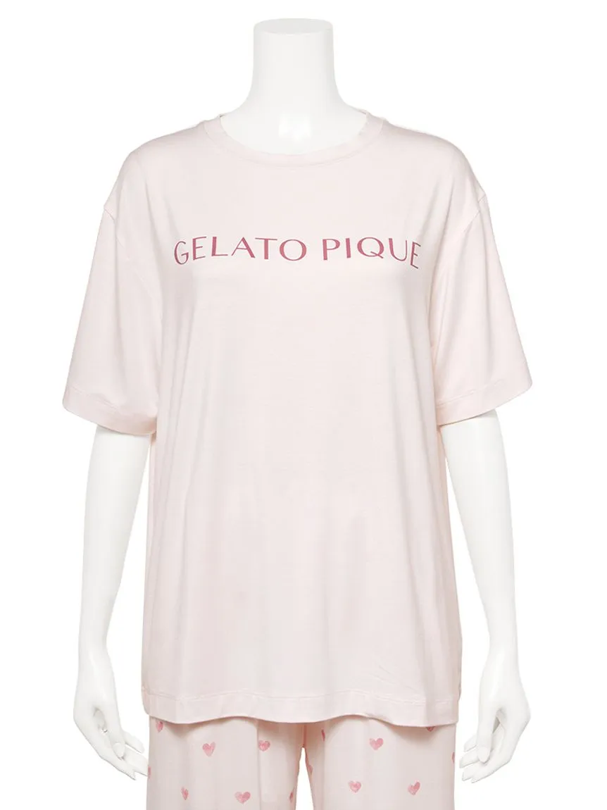 Three Motif Relaxed Fit T-shirt