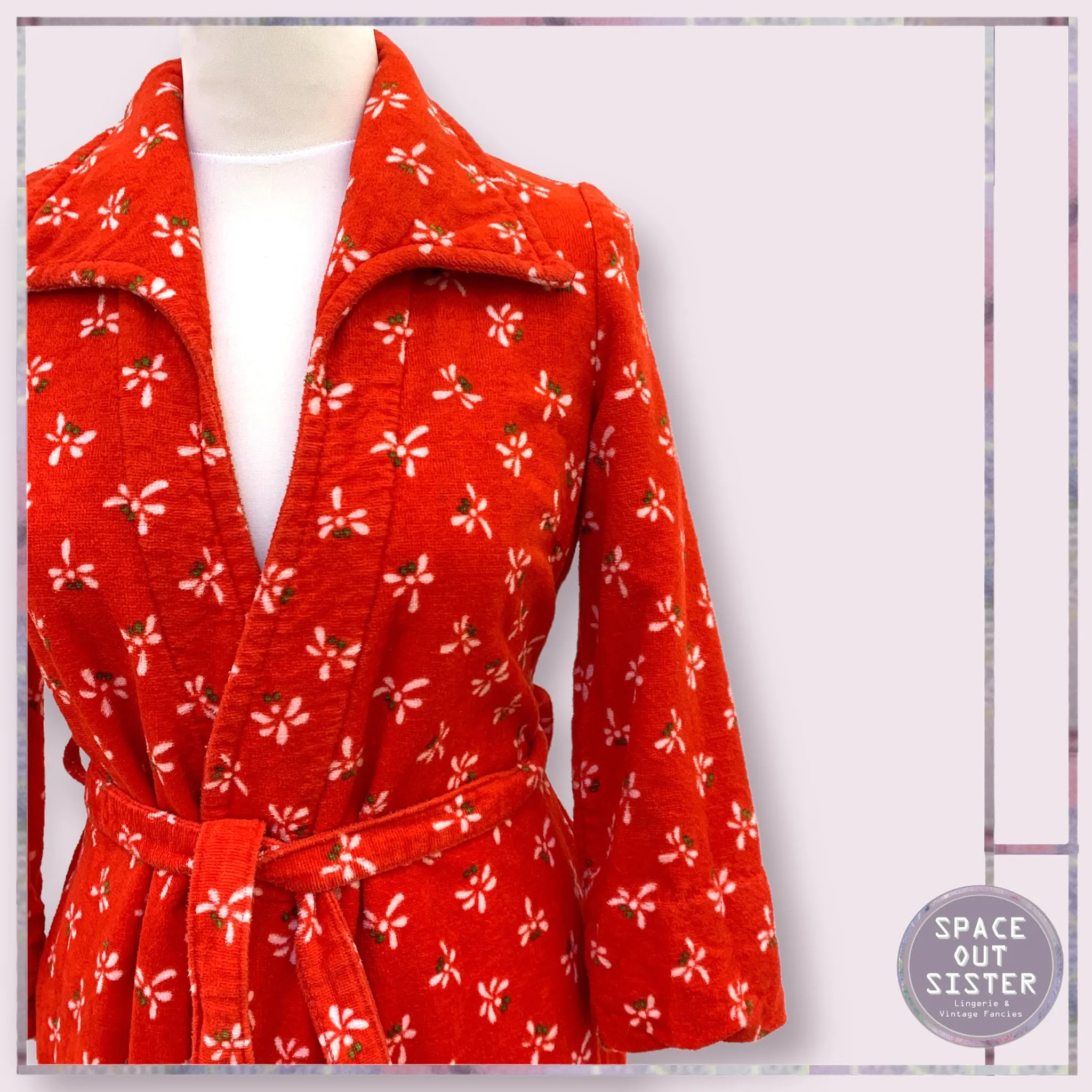 Vintage Feather Robe