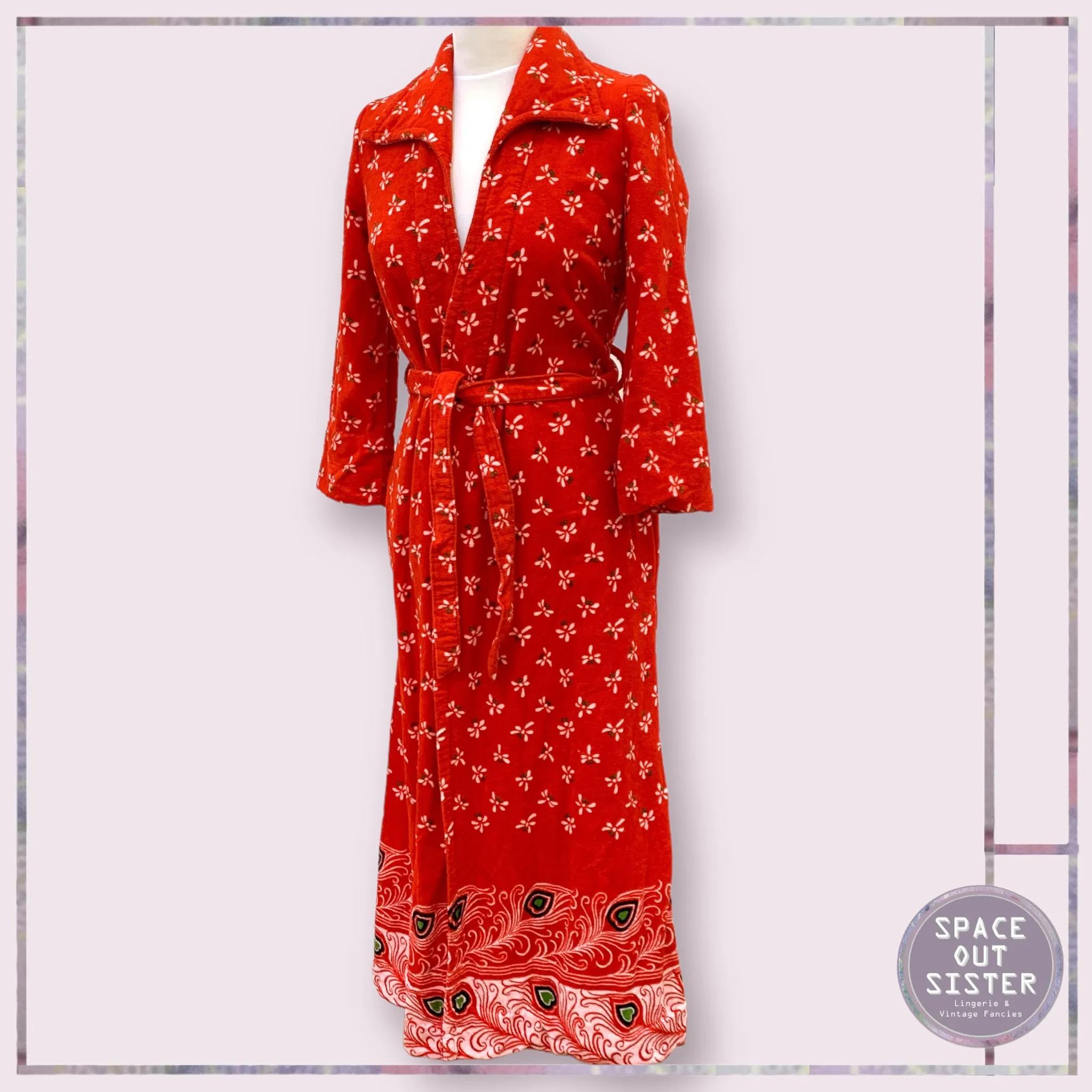 Vintage Feather Robe